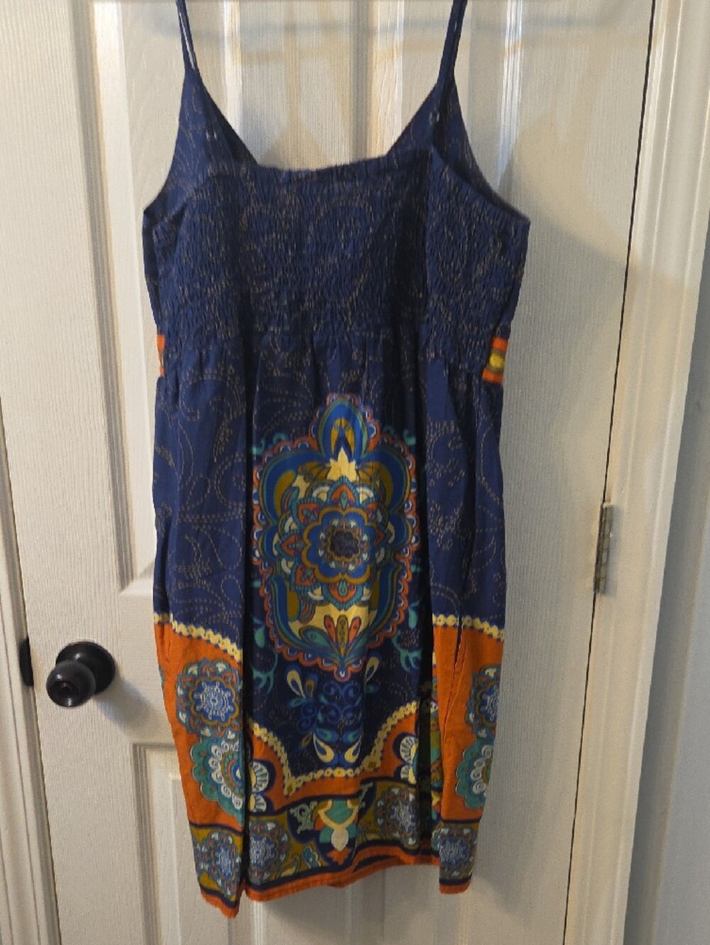 Red Camel Boho Paisley-Style Midi Dress - Picture 4 of 6